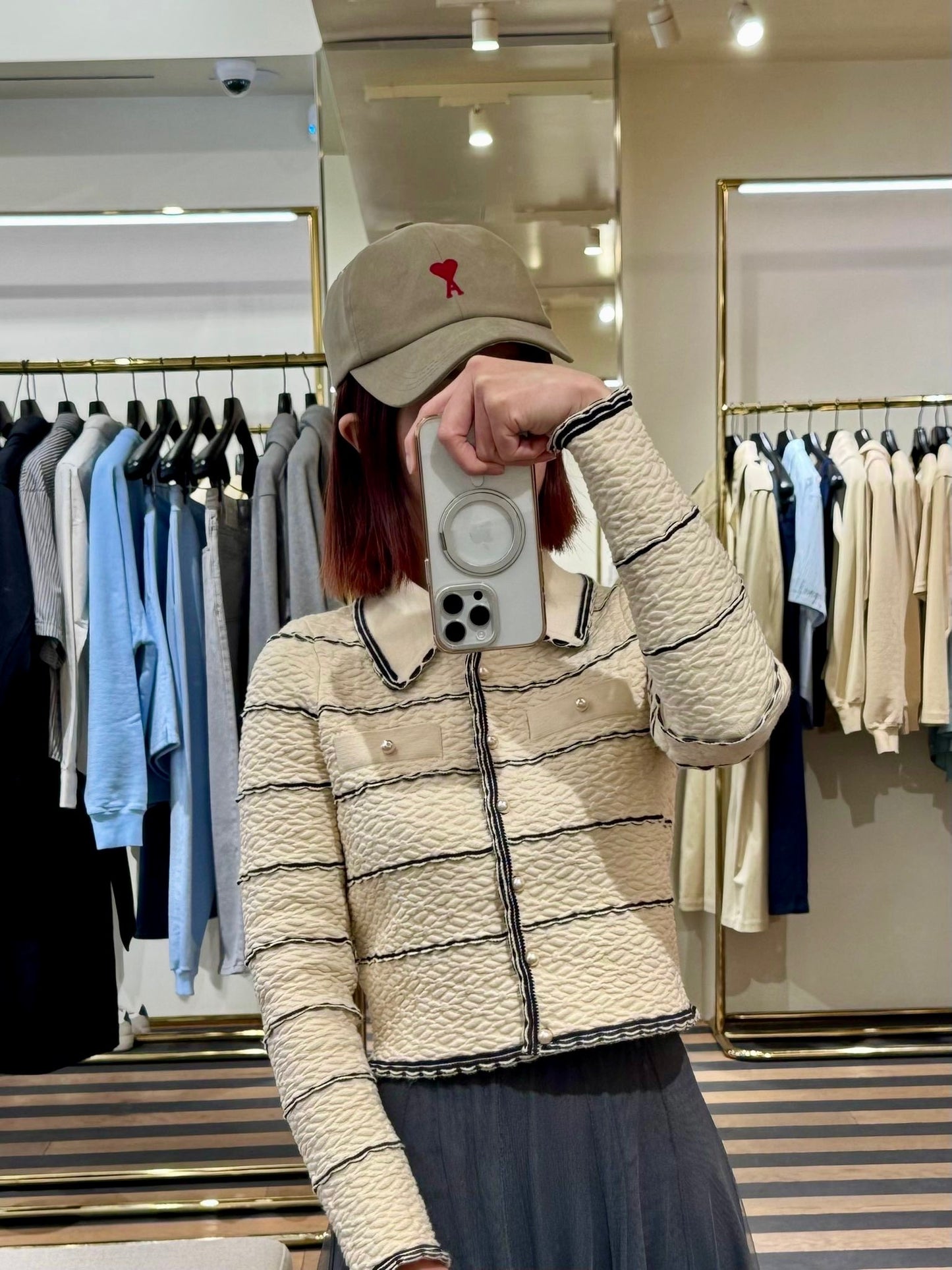 @Ami Outlet Cap 刺繡愛心棒球帽