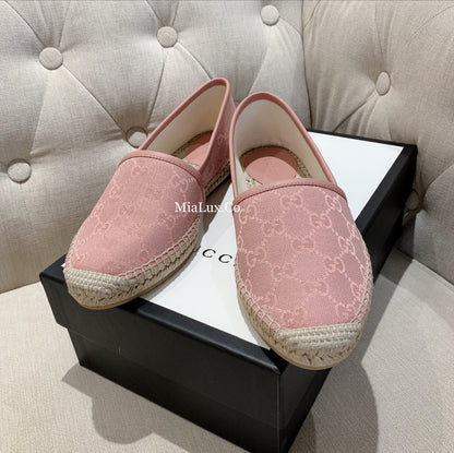 @Gucci Espadrille Shoes 女款老花漁夫鞋/435P220 🔔限時折🉐11000