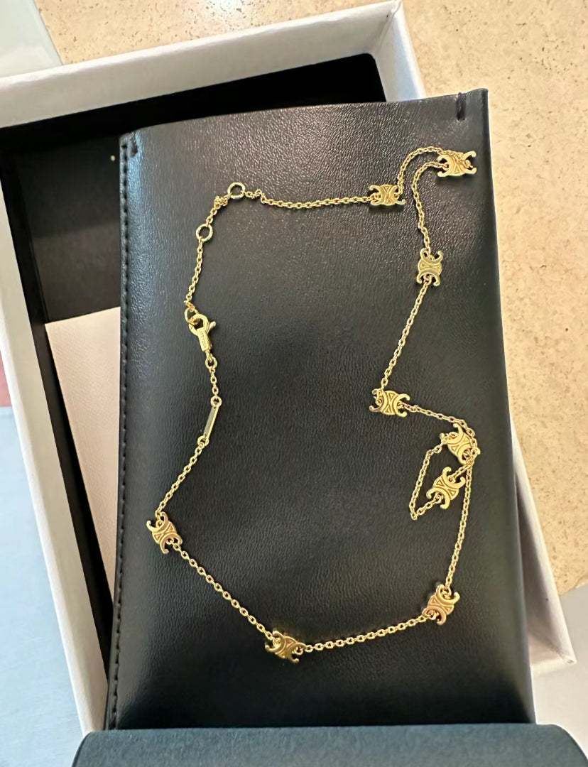 Celine Triomphe Necklace 凱旋門項鍊/460E490 🉐18150🇪🇺