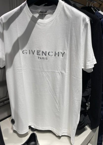 @Givenchy T 男款品牌Logo白T恤/306P215 🔔限時折🉐11000