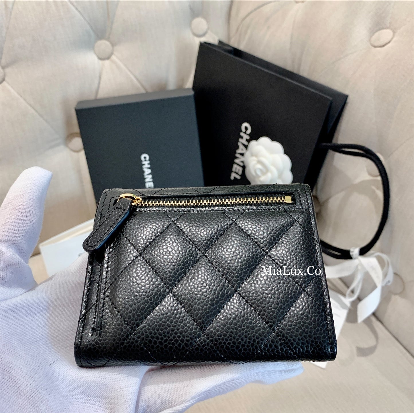 CHANEL▪️CF 三折短夾/850 🉐36800 🏷️