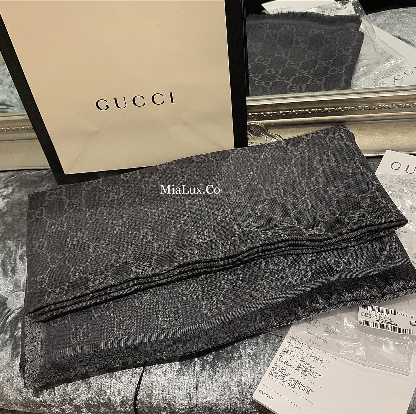 @Gucci Wool Scarf Square 羊毛大方巾/P180