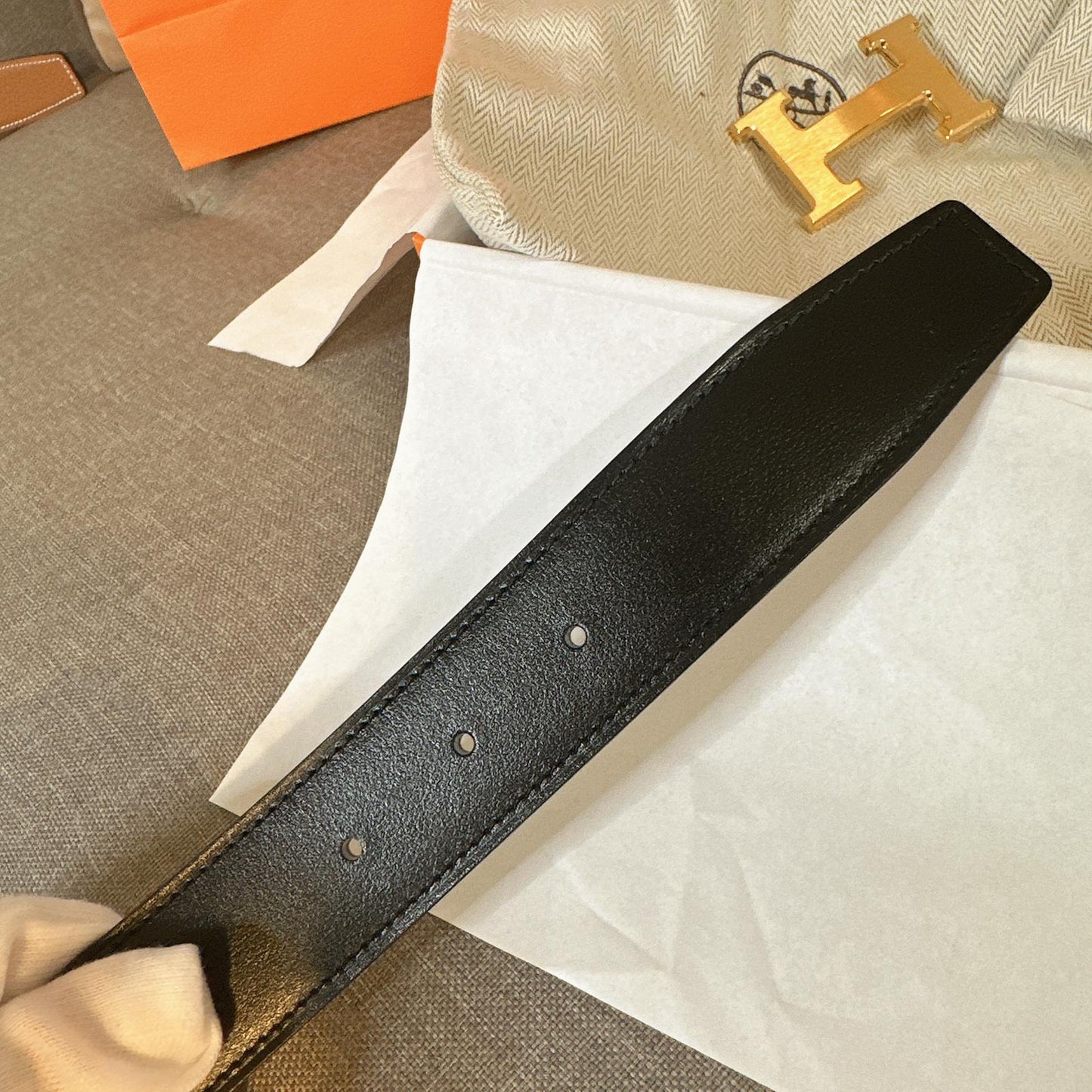 *現貨*Hermes Belt 女款雙面H-32mm皮帶Epson皮 P23900 /T35000