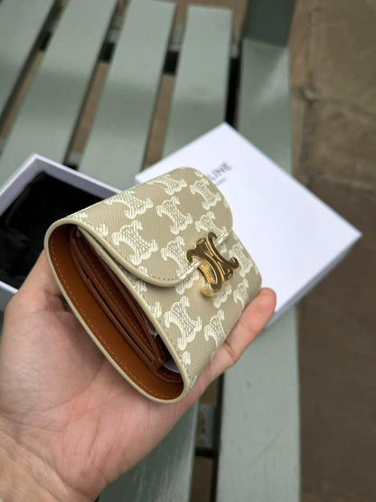 @Celine Outlet Wallet 白老花短夾