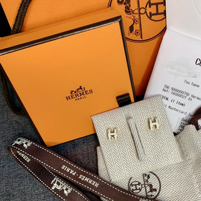 Hermes Mini Pop H 迷你H耳環/415 ✨🉐17600