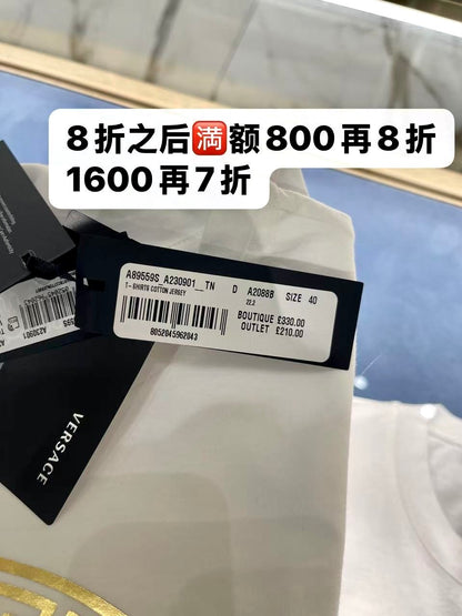 @Versace T-shirt T恤上衣/P210🔥折上八折🉐8360