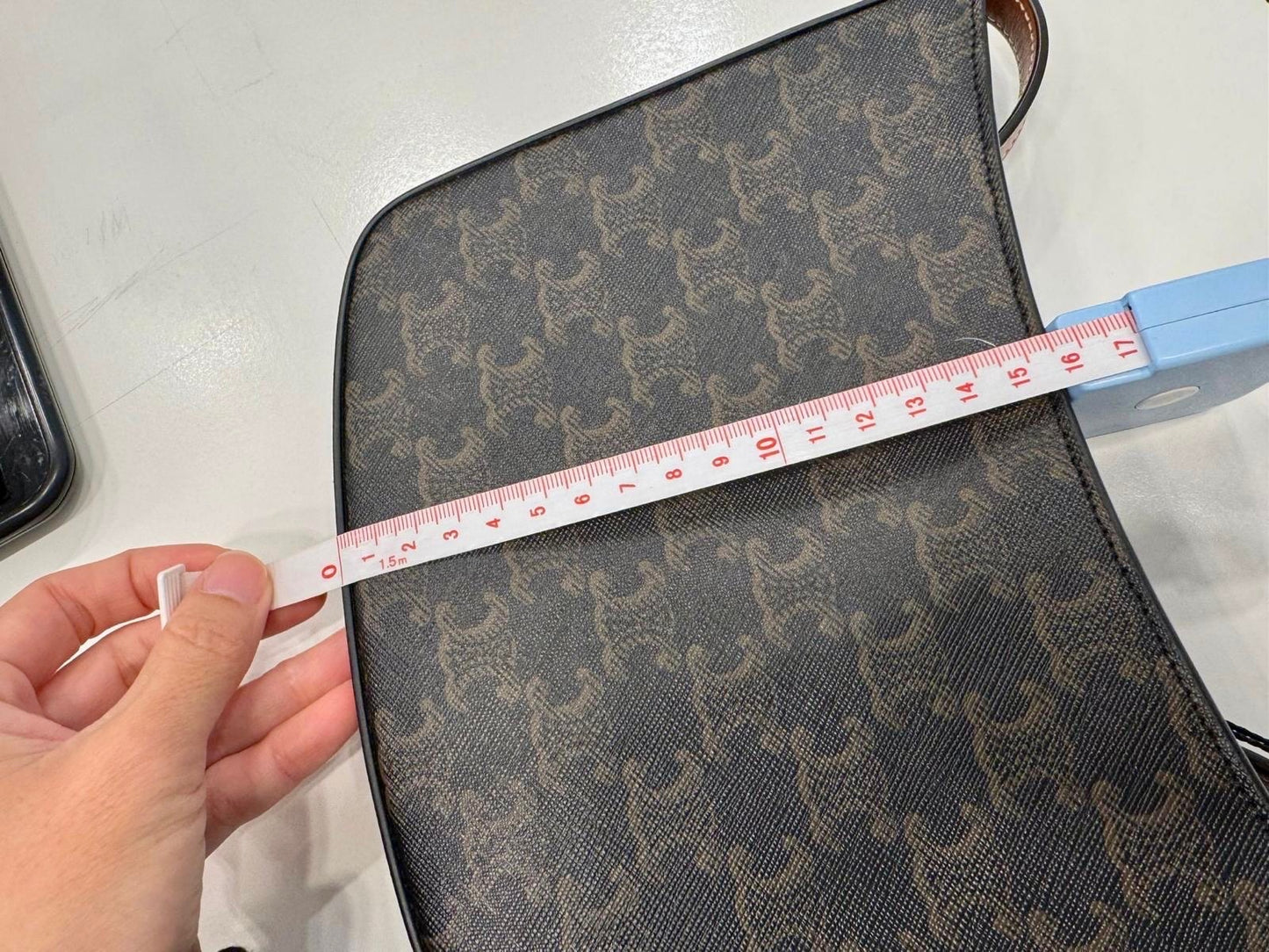 @Celine Outlet Croque M 中款老花腋下包