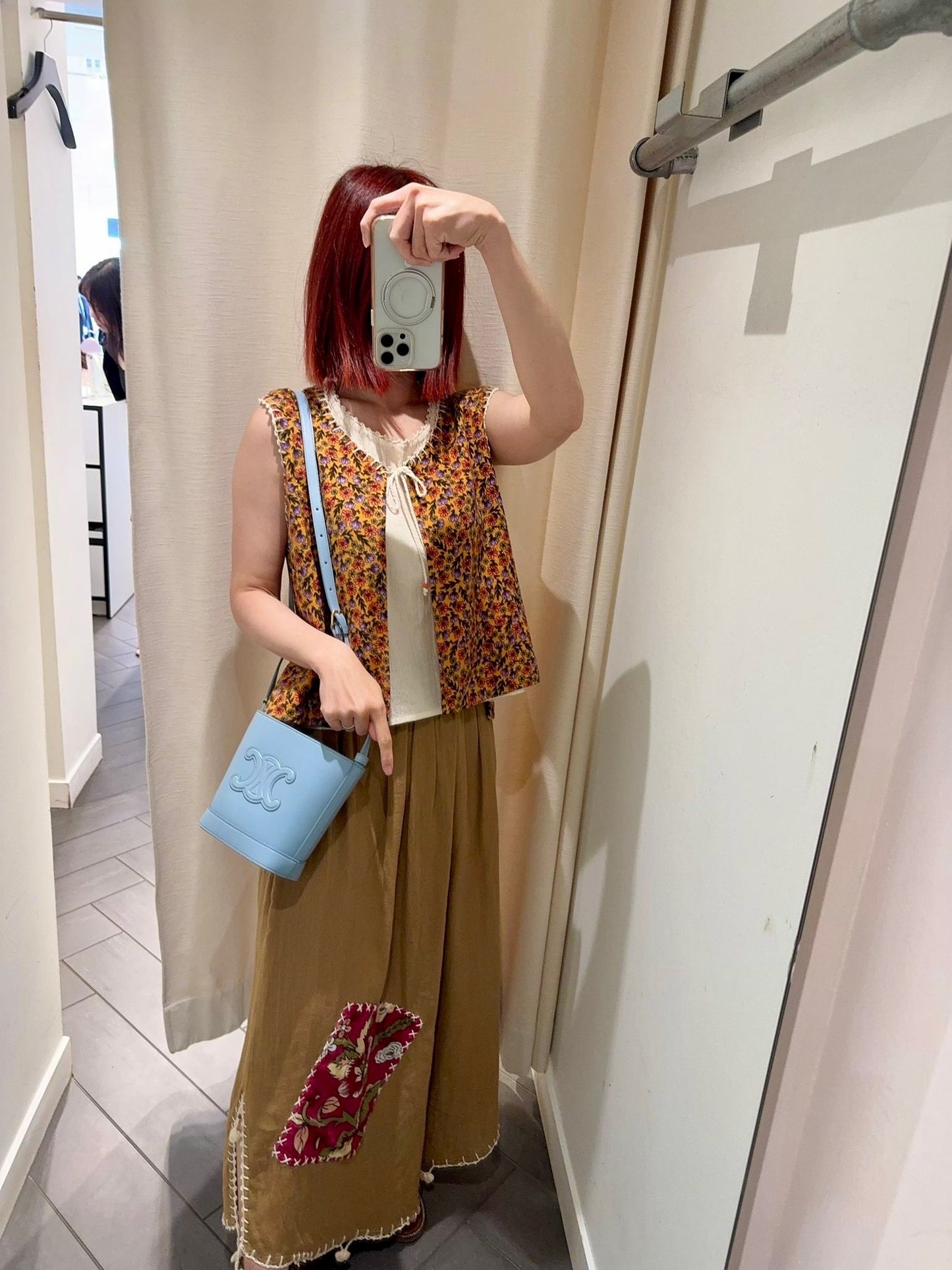@Celine Outlet Cuir Bucket Mini 迷你凱旋門水桶包
