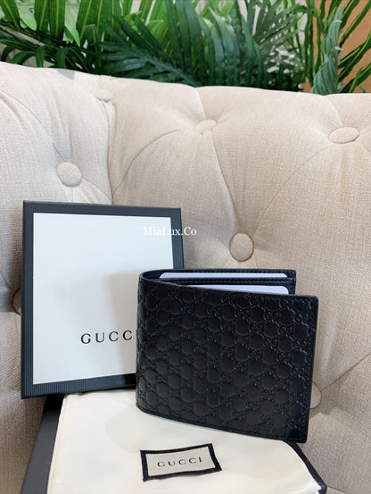 @Gucci 男生款壓紋六卡雙開短夾/P220 🔔限時折🉐11000