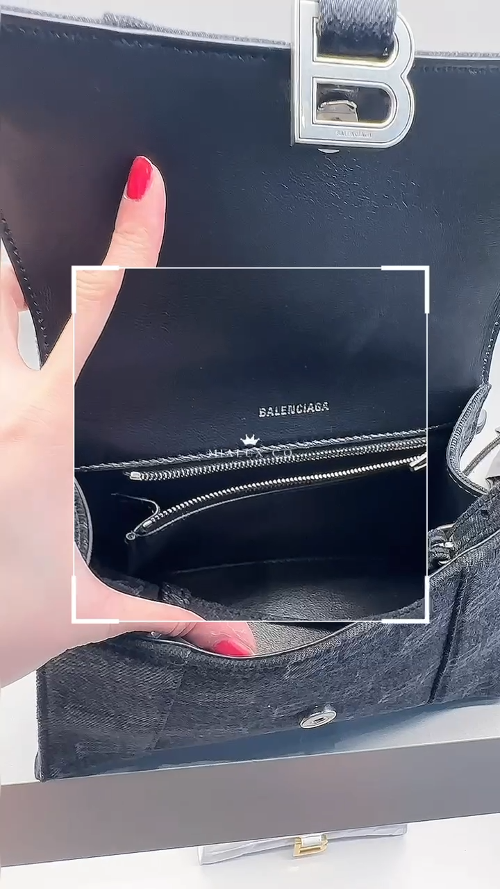 @Balenciaga巴黎世家▶︎ Hourglass S BB 提花布沙漏包/P1230