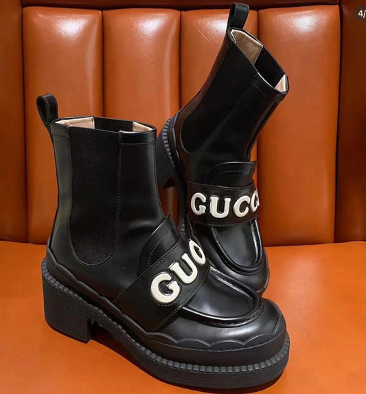@Gucci Ornelia 女款品牌短靴/1050P525 🔔限時折🉐24430