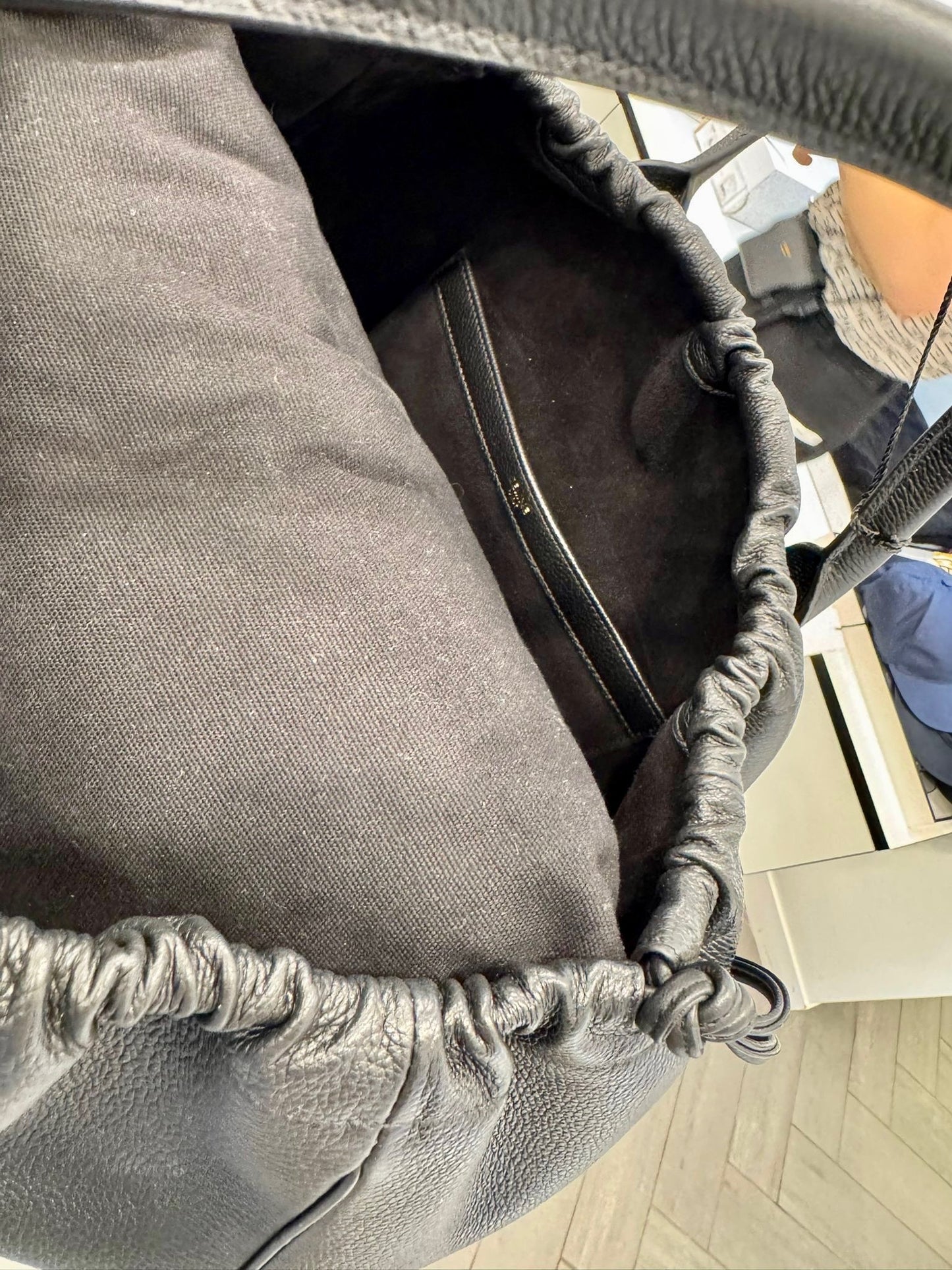 @Celine Outlet Cabas Drawstring 凱旋門肩背包