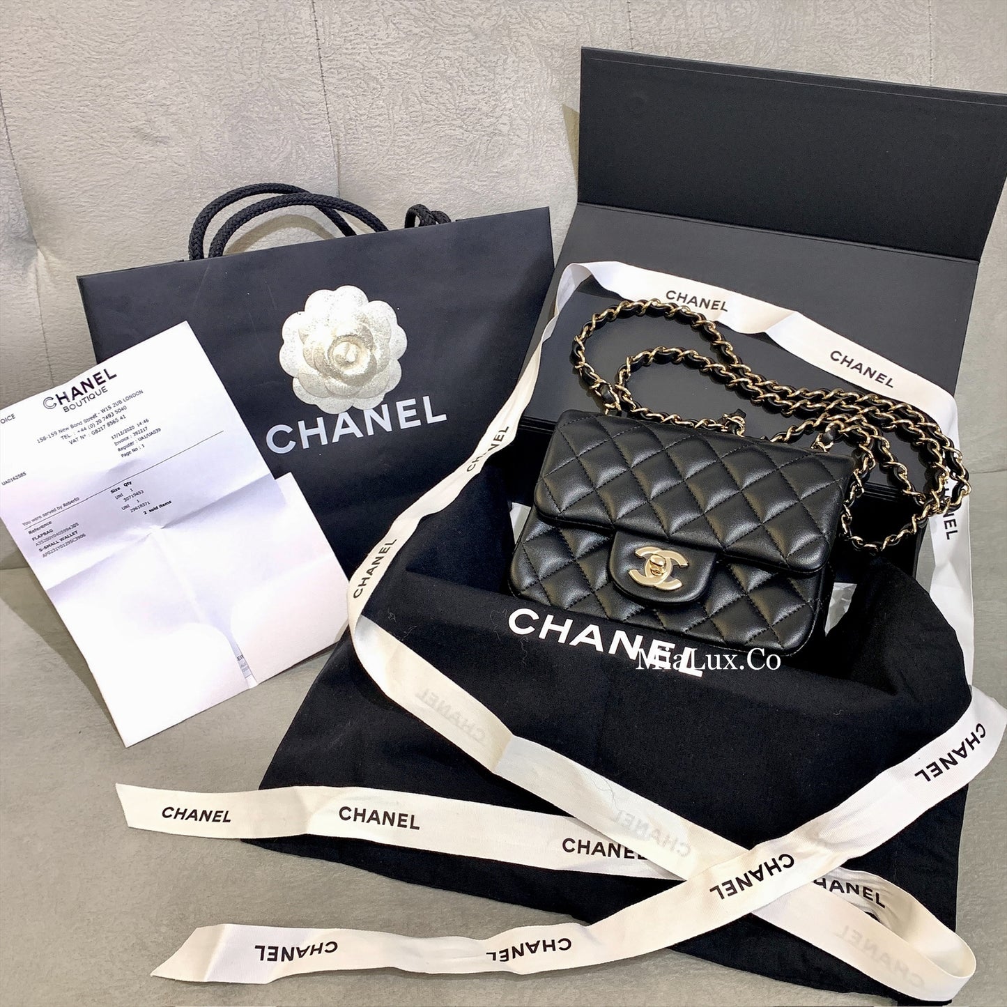 CHANEL▪️MINI FLAP 羊皮方胖子包/4080 🉐168000🔖