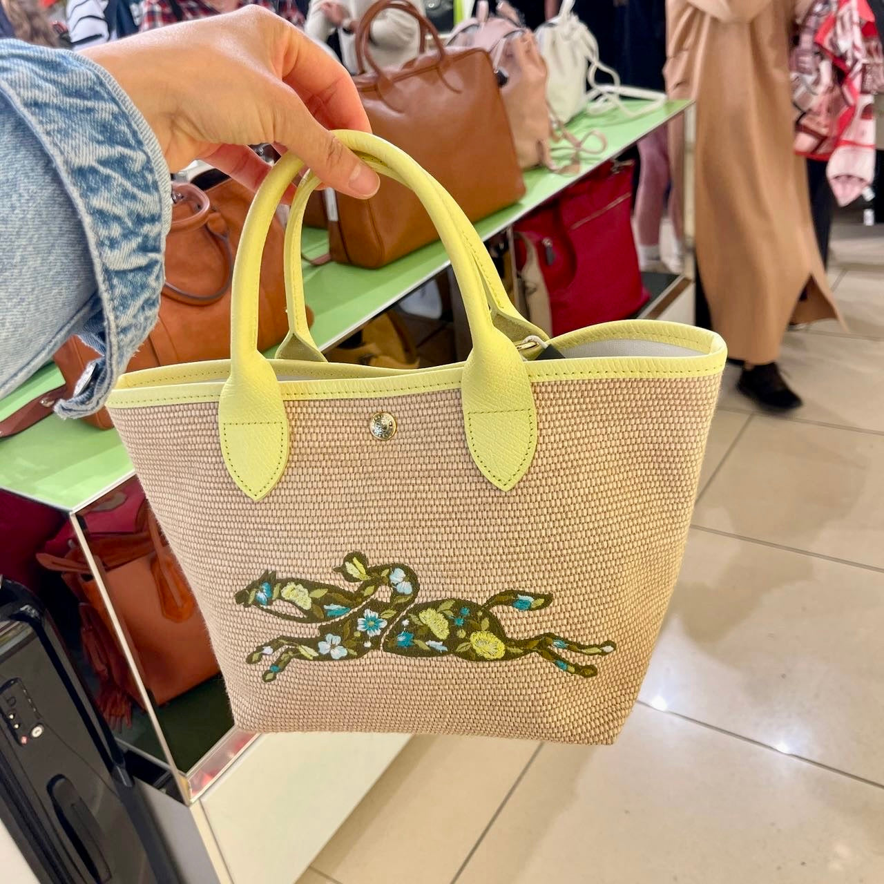 @Longchamp Le Panier Pliage S Basket 帆布手提包/205P101 🔔限時折🉐5350