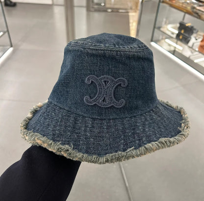 Celine Triomphe Denim Bucket Hat 水洗牛仔漁夫帽/490E550 🉐20250🇪🇺