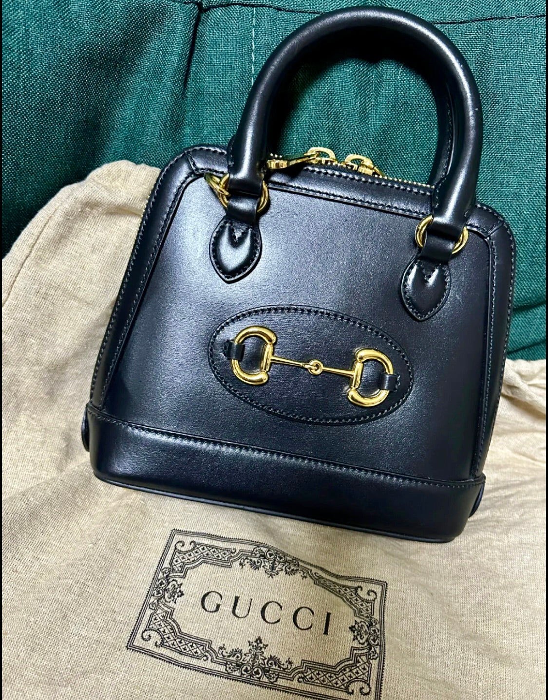 @Gucci▪️1955 Horsebit Mini 迷你款手提包/1730P1215 🔔限時折🉐55680