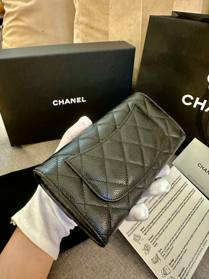 *現貨*CHANEL▪️CF LONG 翻蓋長夾 85折超優惠🉐42330