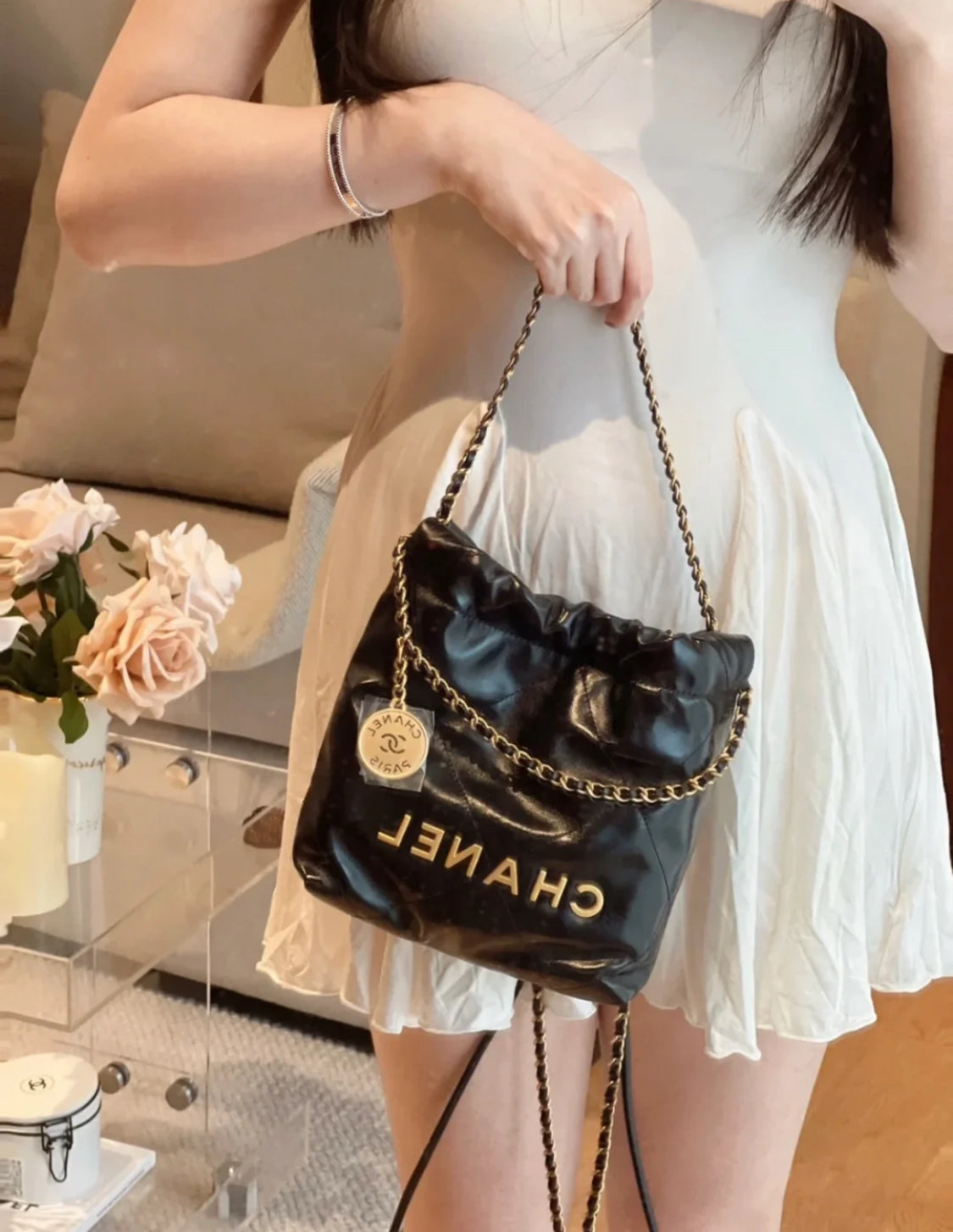 CHANEL 22 MINI 迷你垃圾包/4350 🉐169800