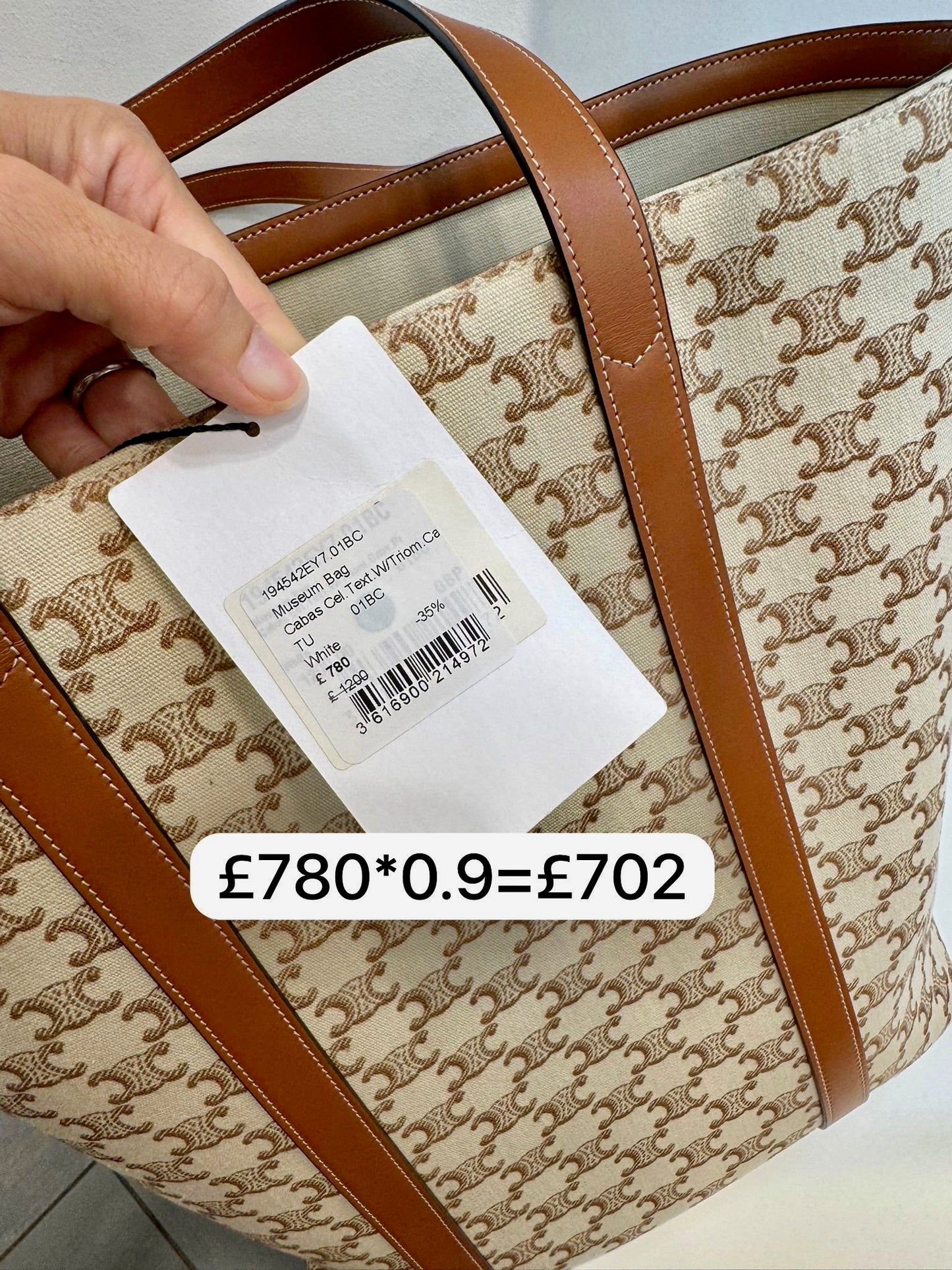 @Celine Outlet Museum 白老花手提包