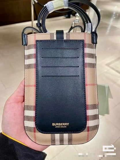 @Burberry Anne 格紋手機包/470P315 🔥折上七折🉐11000