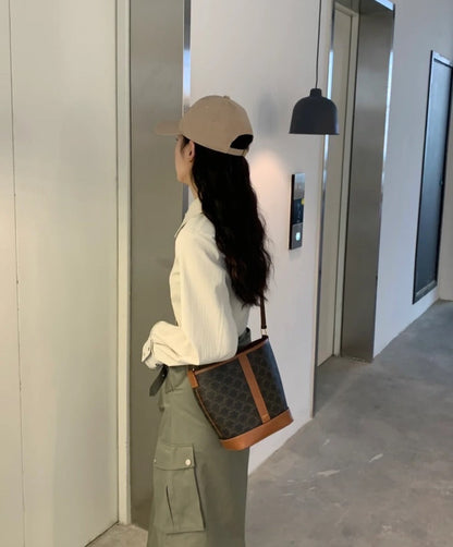 Celine▪️Bucket S 小款凱旋老花水桶包/1250E1300 🉐46500🇪🇺