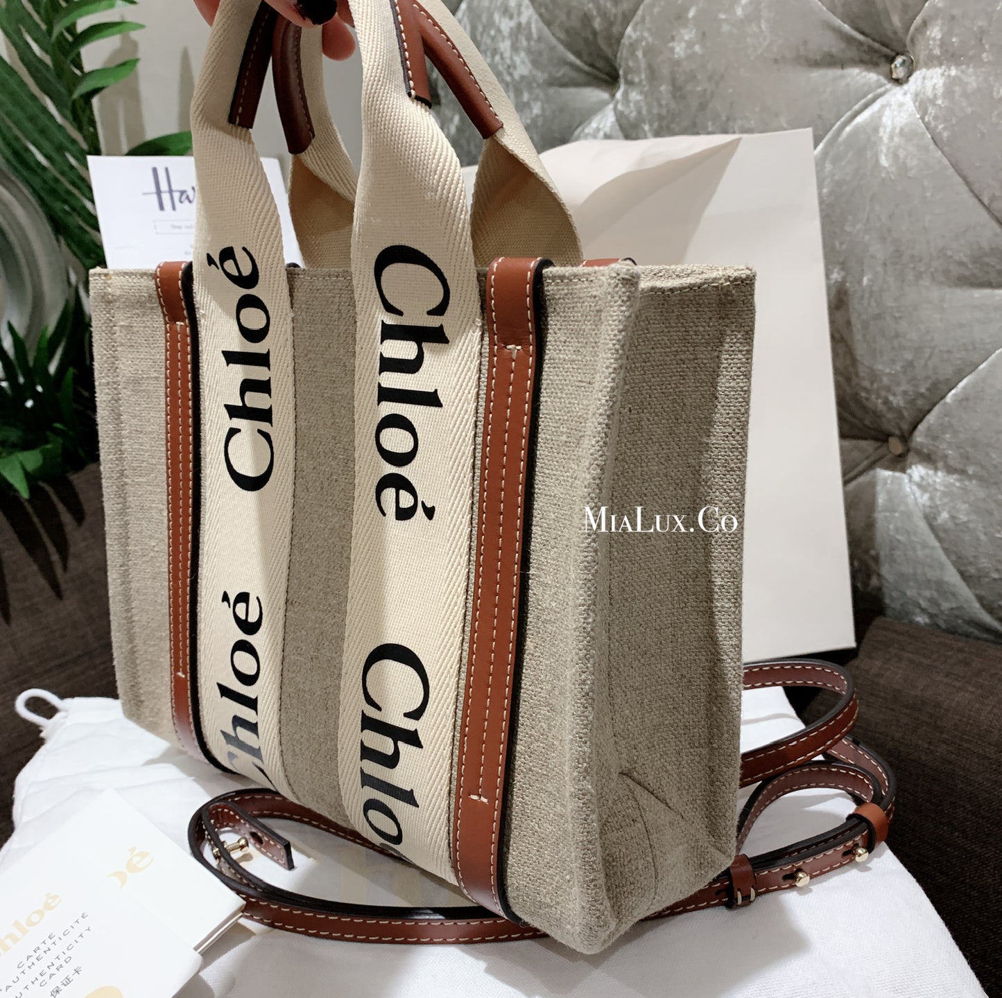 Chloe▪️Woody Tote S 小托特包/875FN512㊙️折扣🉐25800💰🏷️