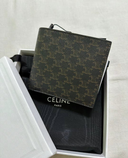 Celine Bi-fold Wallet 老花對開8卡短夾/360E370 🉐13950🇪🇺