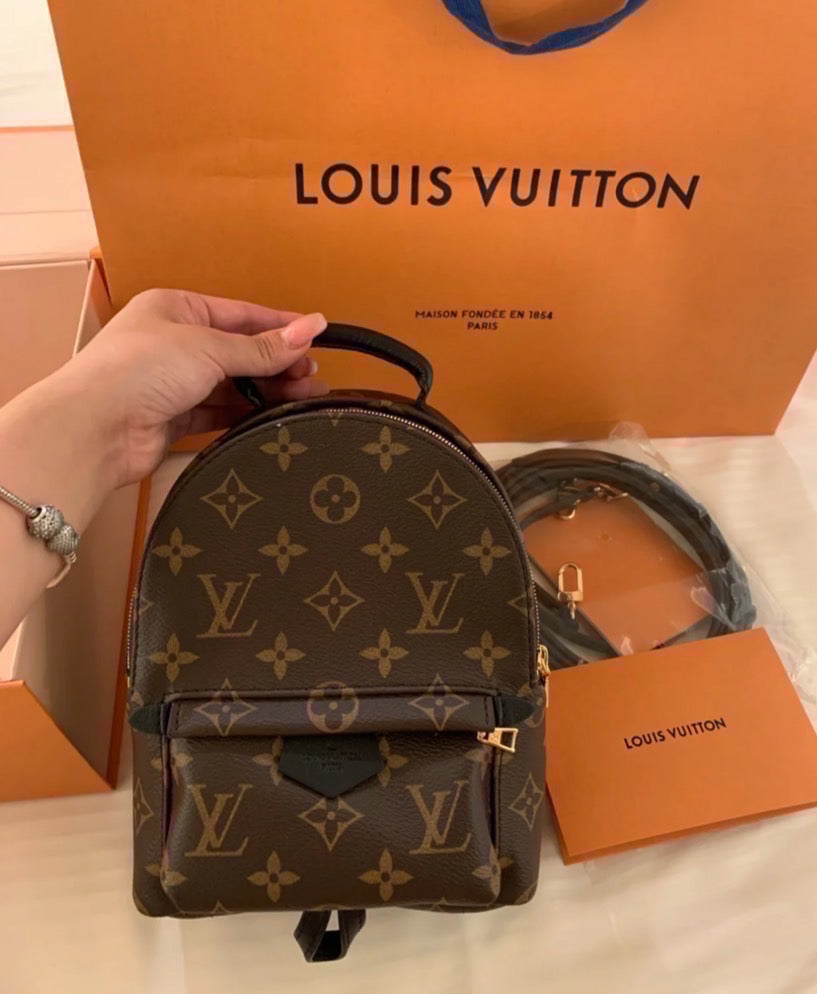 LV▪️ Palm Springs Mini 老花後背小書包/1860E2050✨🉐74800🇪🇺