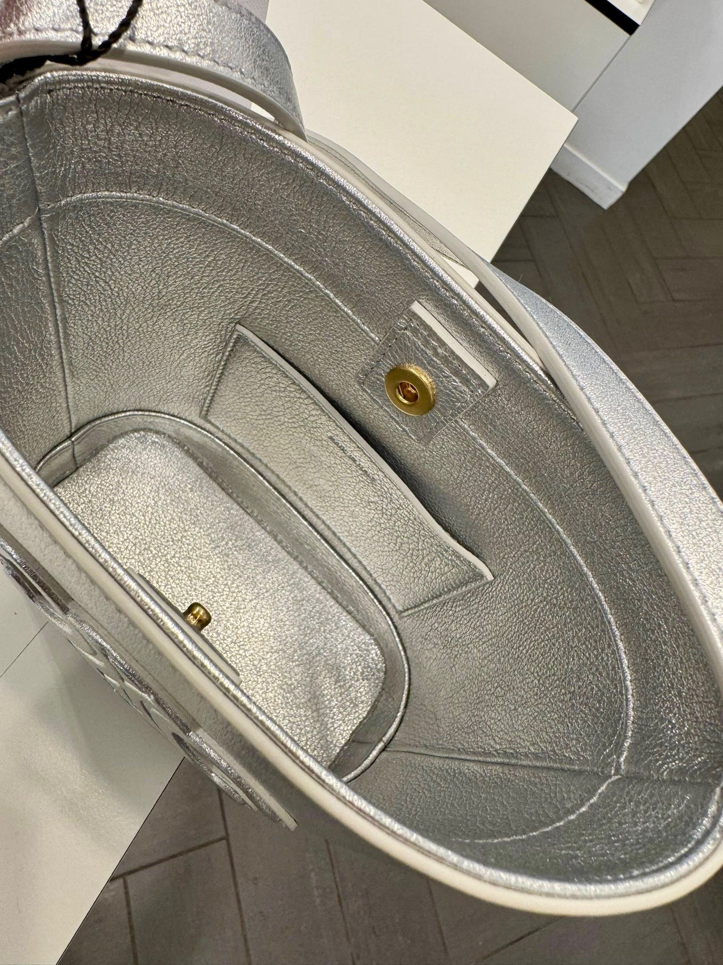 @Celine Outlet Cuir Bucket Mini 迷你凱旋門水桶包