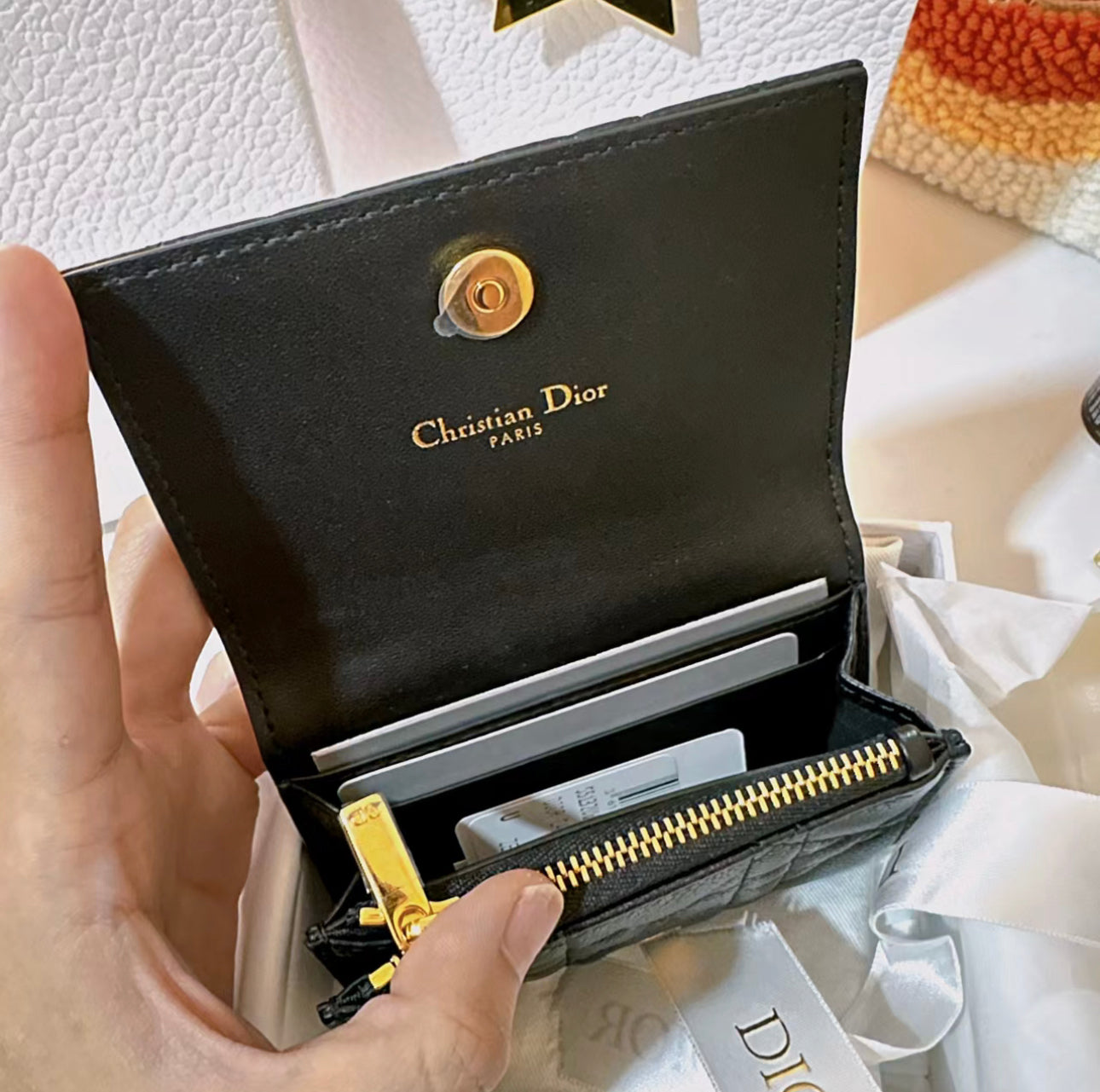 【大人上品♪】DIOR 30 Montaigne Glycine ウォレット 大人上品♪】DIOR 30 Montaigne Glycine ウォレット