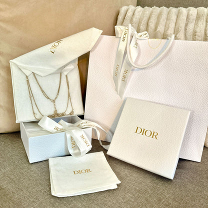 *現貨*@Dior▪️Necklace 雙條小蜜蜂綴飾項鍊 P15000 /T22000