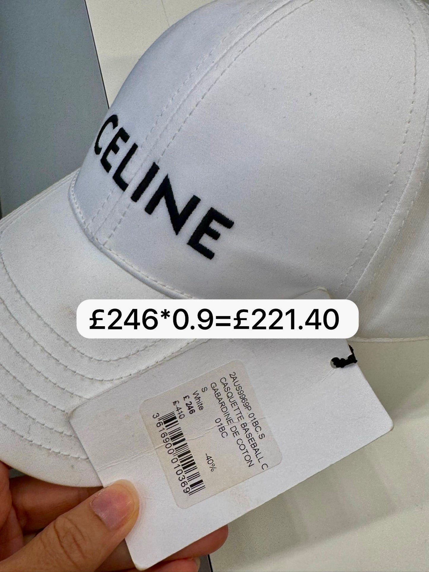 @Celine Outlet Cap 品牌字樣棒球帽