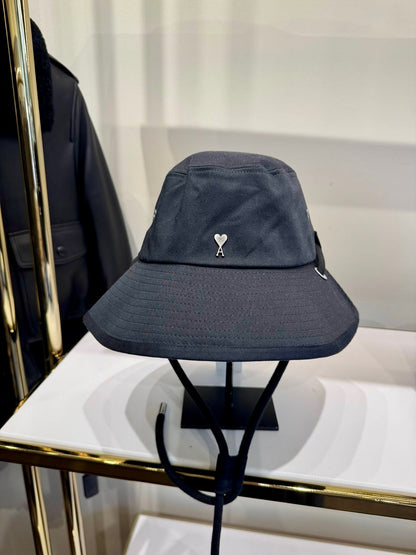 @Ami Outlet Bucket 黑色尼龍漁夫帽