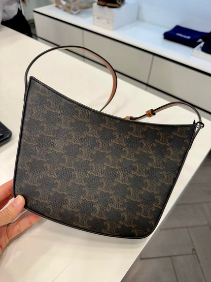 @Celine Outlet Croque M 中款老花腋下包