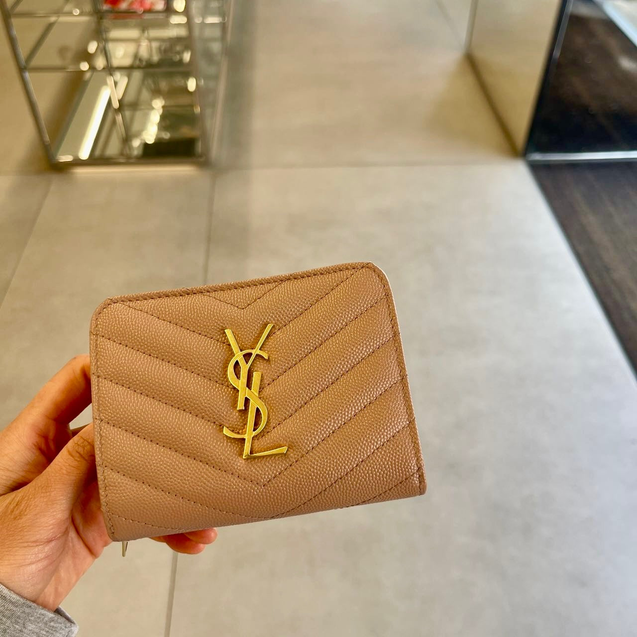 @Saint Laurent Wallet 拉鍊短夾/525P370 🔔限時折🉐17450