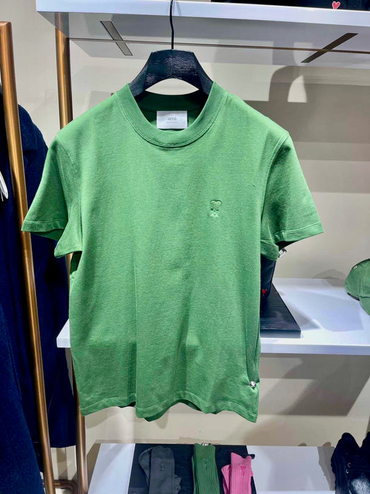 @Ami T 綠色刺繡短袖T恤/110P70 🔔限時折🉐3950