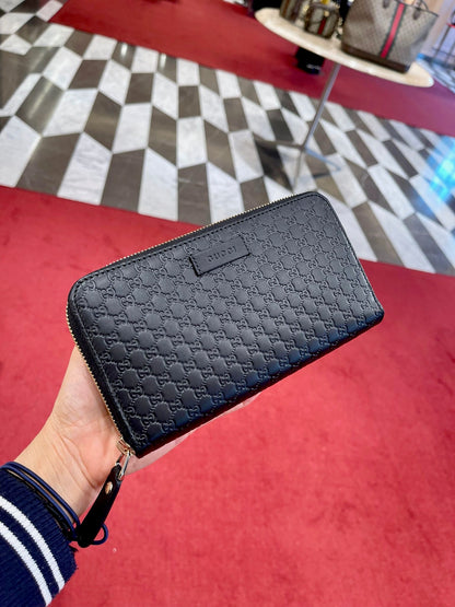 @Gucci▪️Embossed Long Wallet 壓紋拉鍊長夾/P270 🔔限時折🉐13150