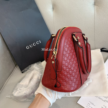 @Gucci▪️Embossed Bag S 小款壓紋牛皮貝殼包/P585 🔔限時折🉐27330