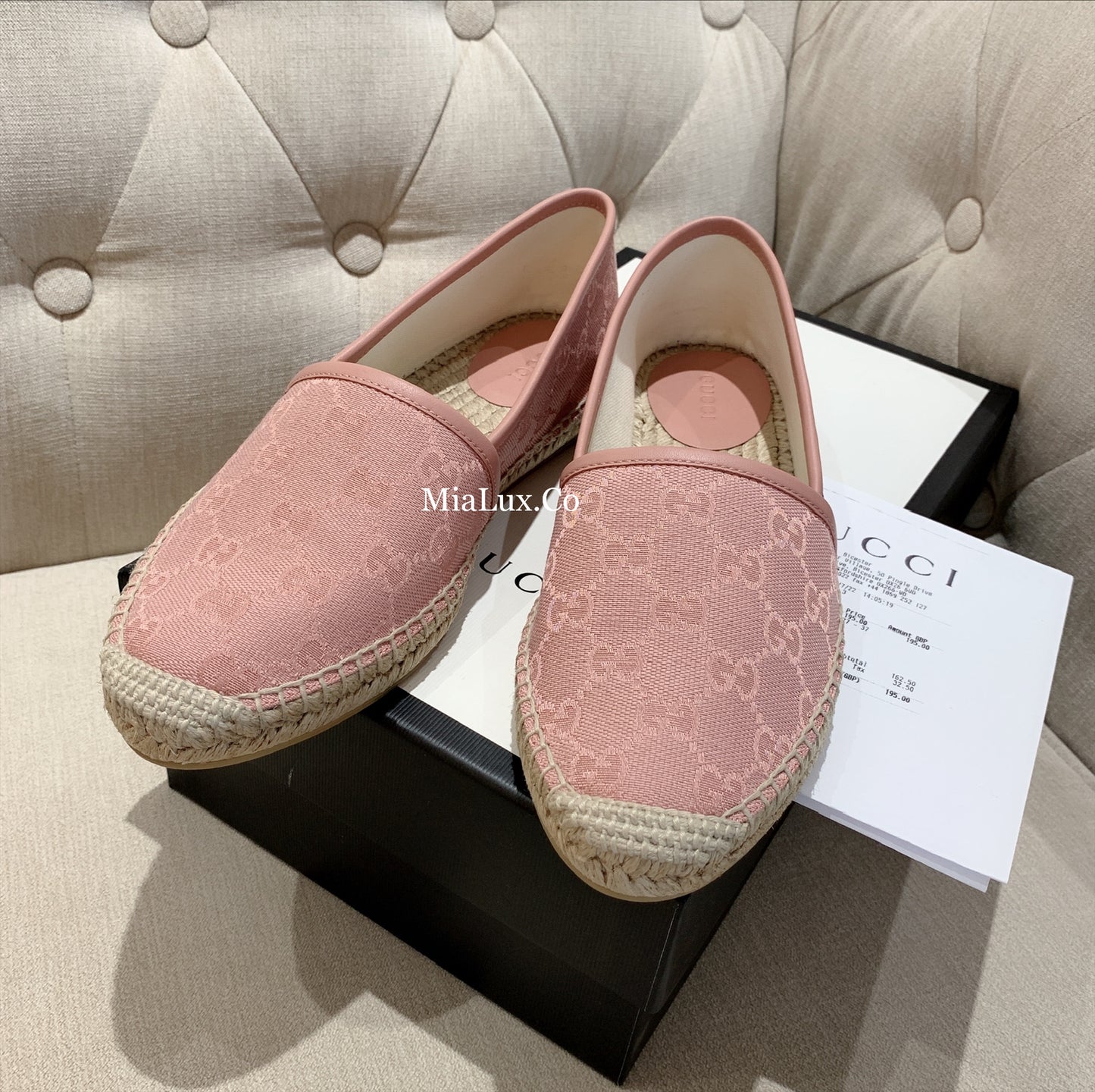 @Gucci Espadrille Shoes 女款老花漁夫鞋/435P220 🔔限時折🉐11000