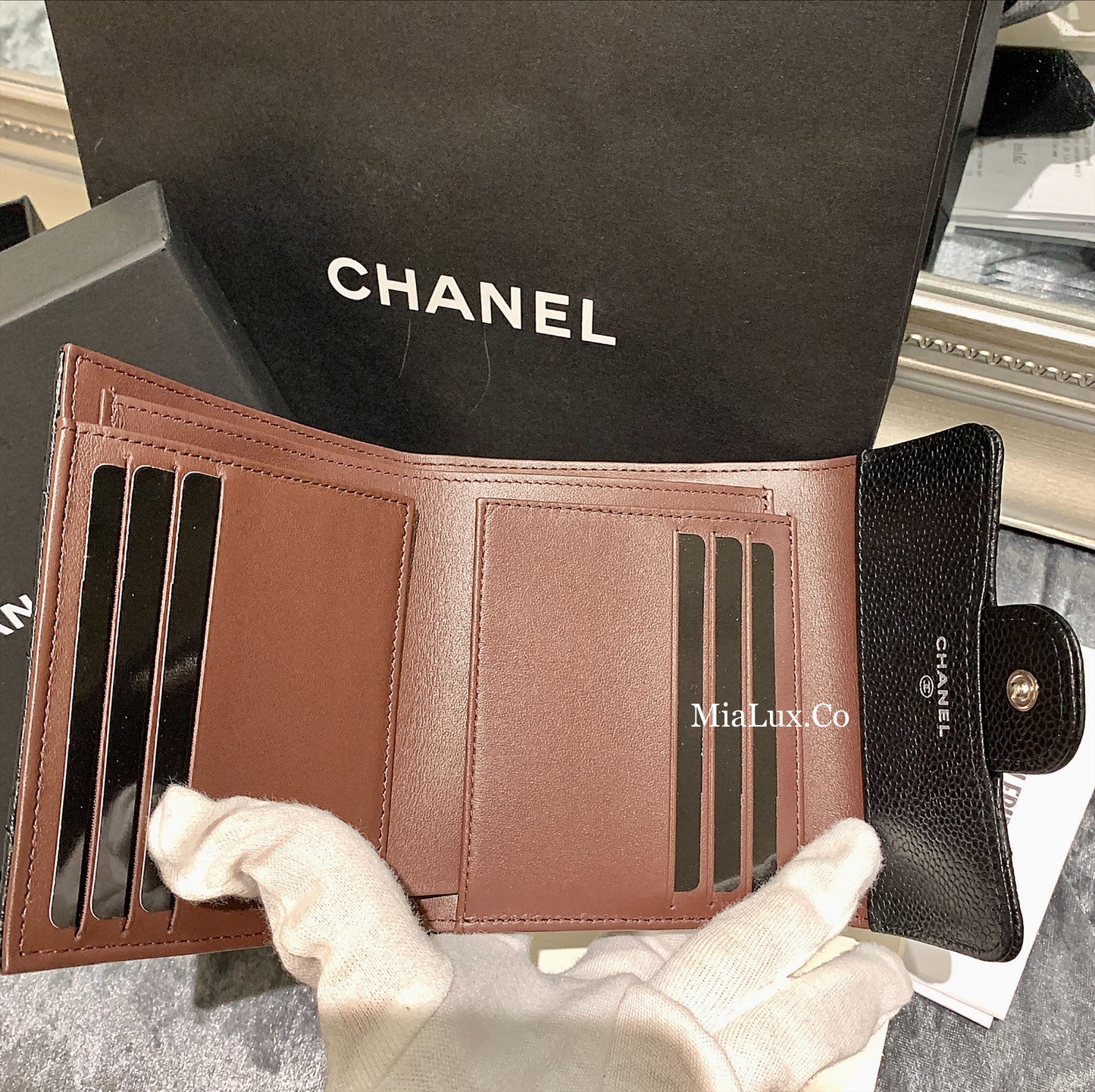 CHANEL▪️CF 三折短夾/850 🉐36800 🏷️