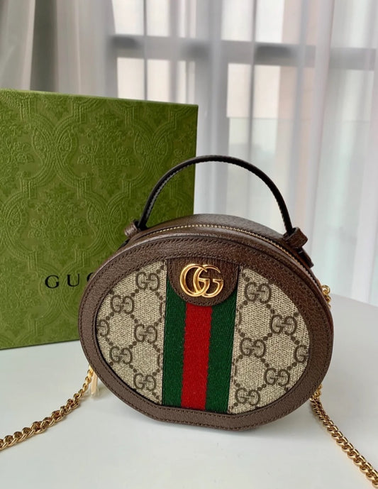 Gucci Ophidia Round Mini 圓餅包/1270C1042 ㊙️折扣🉐42680💰