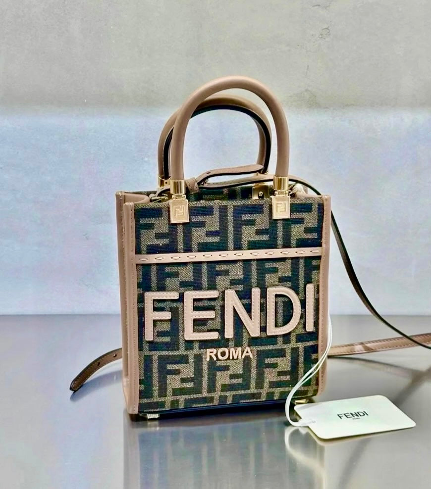Fendi Sunshine Shopper Mini 購物托特包/1400E1500 🉐53500🇪🇺