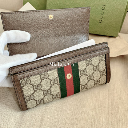 Gucci▪️Ophidia GG Continental Canvas Wallet 經典翻蓋長夾 * £570