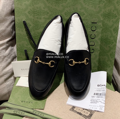 Gucci Leather Horsebit Loafer Black 經典馬銜牛皮樂福鞋 *£675 *€730