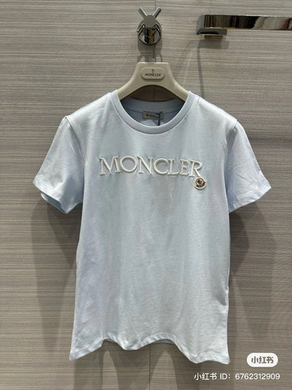 #Moncler Embroidered Logo T恤上衣/245 🉐10800