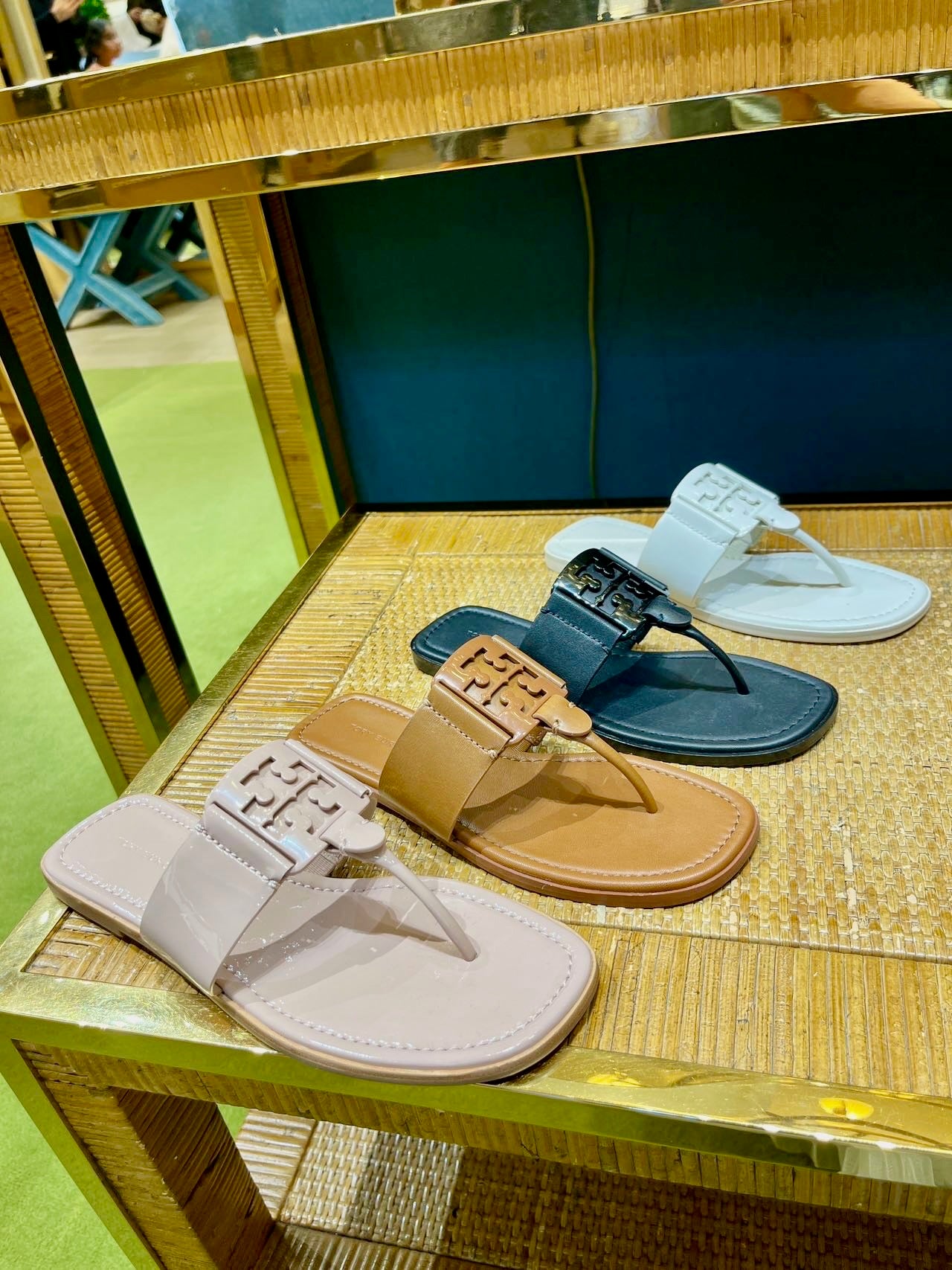 @Tory Burch Georgia Sandal 品牌人字拖鞋/250P159 🔥折上八折🉐6520