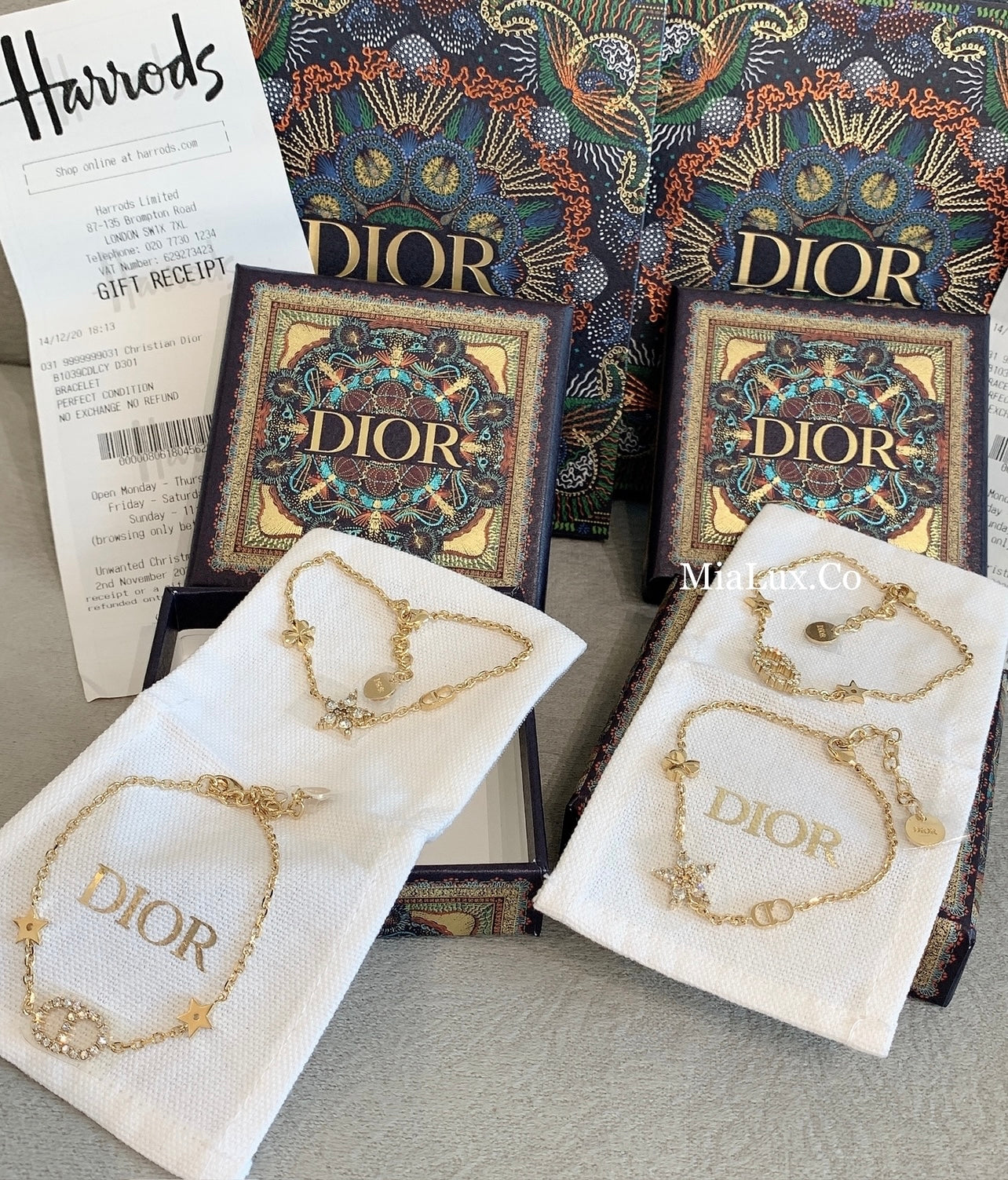 Dior Clair D Lune 經典CD星星雙手鏈/520E550 🉐20250🇪🇺