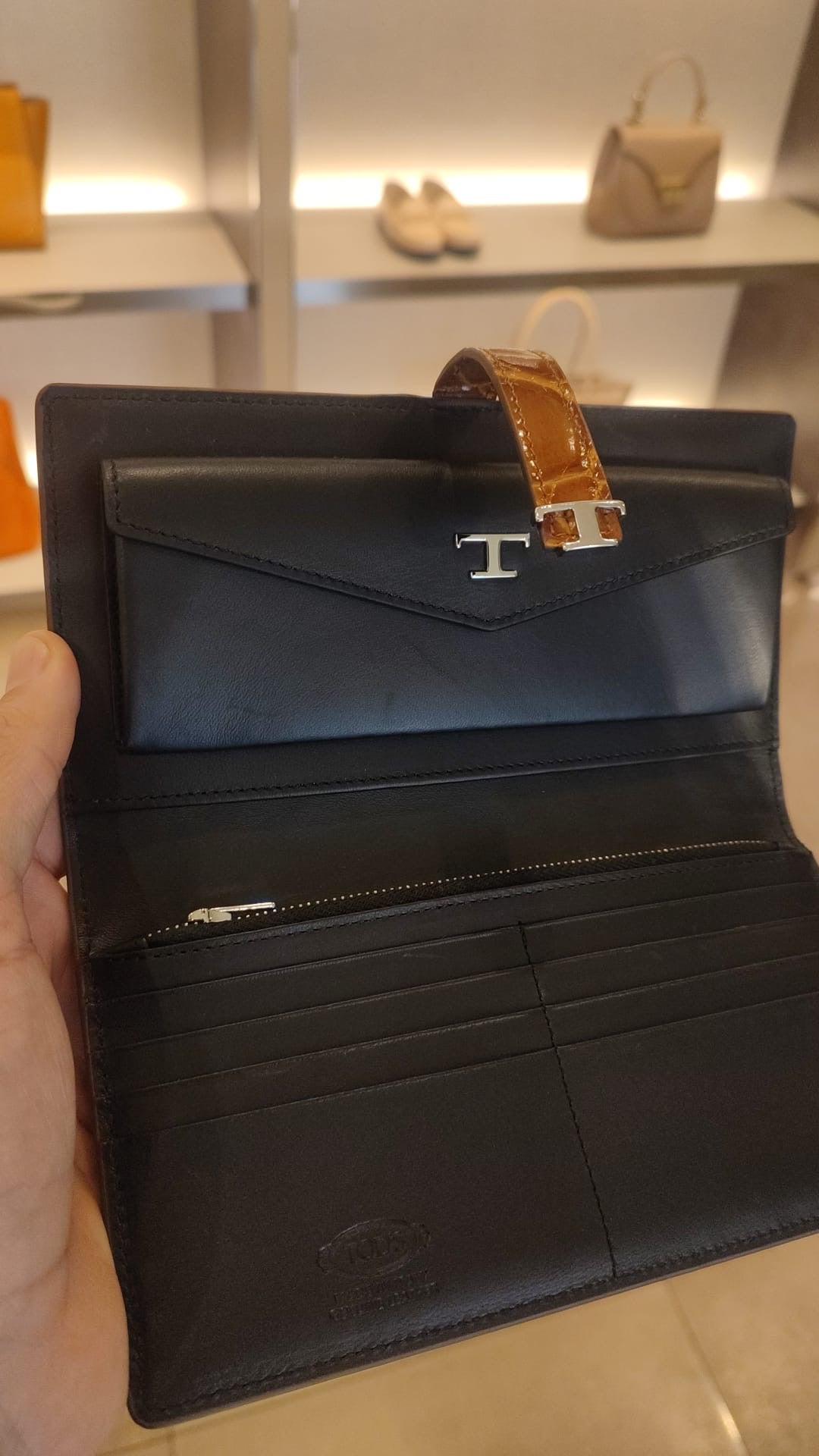 @Tod’s Long Wallet 鱷魚壓紋長夾/480P171 🔔限時折🉐8500