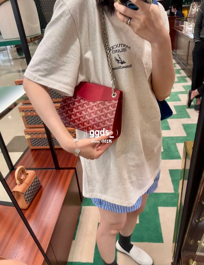 Goyard Rouette Structuré Mini 迷你鍊條包/E2450🍀🉐99000🇪🇺