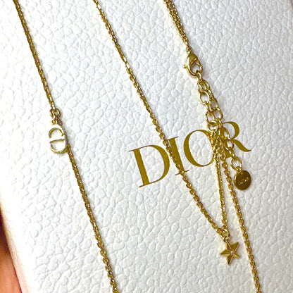 *現貨*@Dior▪️Necklace 雙條小蜜蜂綴飾項鍊 P15000 /T22000